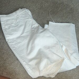 NWT! Cream jeans short length